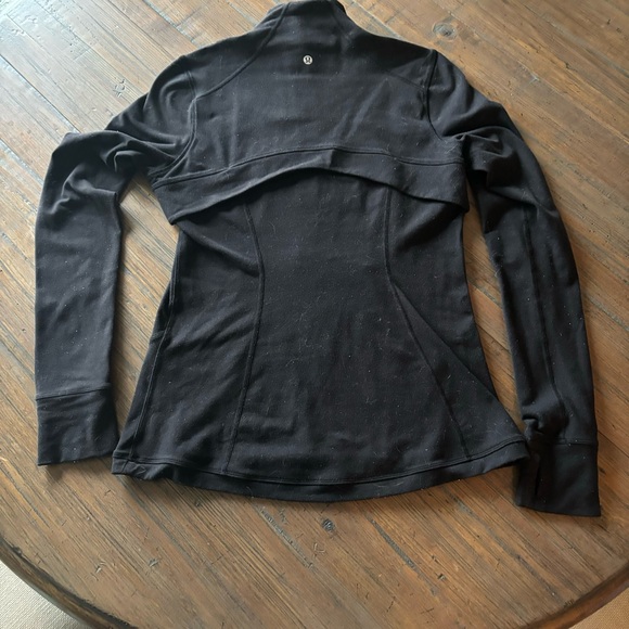 Lululemon Athletica size 8 solid black half zip define pull over - Picture 12 of 16